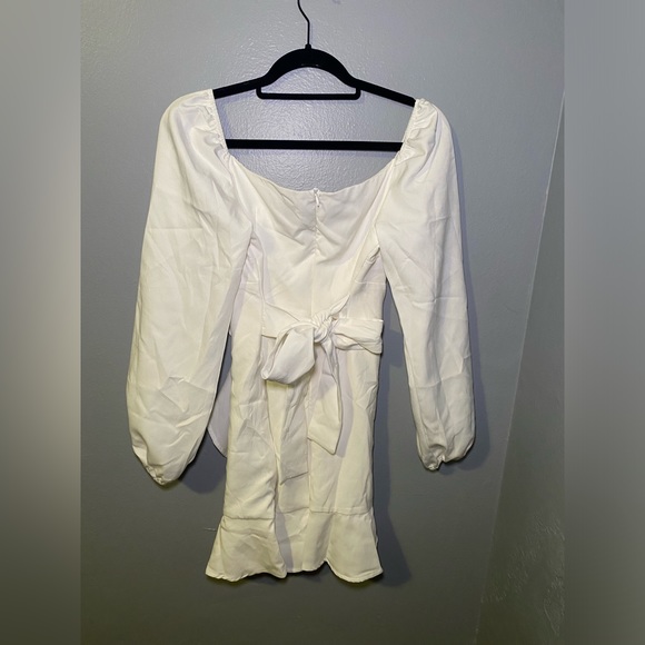 Josephina Mini Dress White- Size 8 - Picture 5 of 7